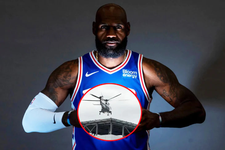 Phương tiện ‘đi làm’ gây sốt của sao bóng rổ LeBron James